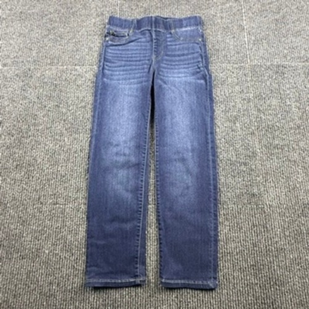 Liverpool Los Angeles Womens 4 Skinny Crop Jeans Pine Bluff Dark Wash Pull On